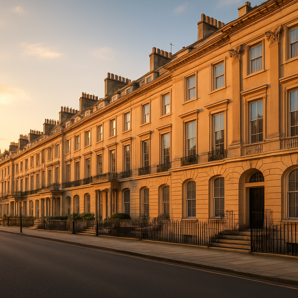 Prestigious British residential neighbourhood